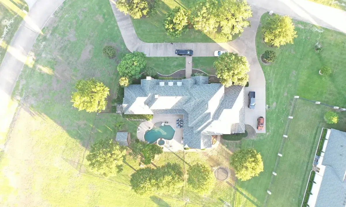 New shingle roof installation on a home in Mendham